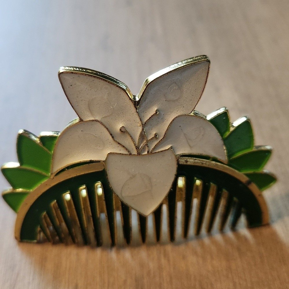 Disney Mulan Flower Hair Comb Barrette Replica Cosplay Accessory Hot Topic
